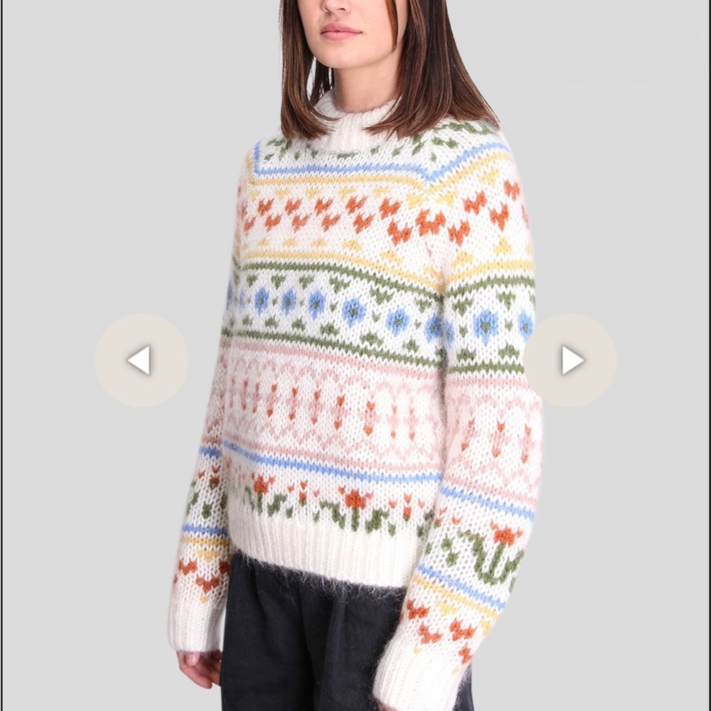 Samsoe  Simone crewneck big knit Patterned Women's Sweater